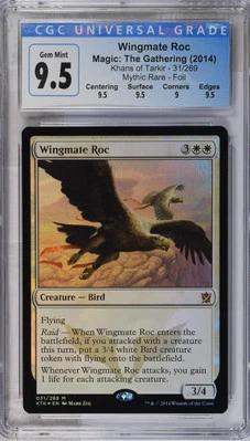 WINGMATE ROC Khans of Tarkir Foil Mythic CGC 9.5 Gem Mint MTG [Nostalgium] - Image 1 of 2