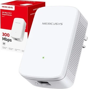 MERCUSYS ME10 N300Mbps WiFi Extender Booster Internet Booster Ethernet Port - Picture 1 of 7