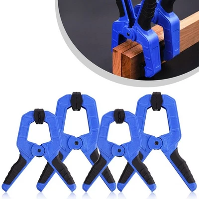Heavy Duty 4PCS Spring Clamp Set with Ashaped Clamps 46inch for Woodworking DIY - Image 1 of 4