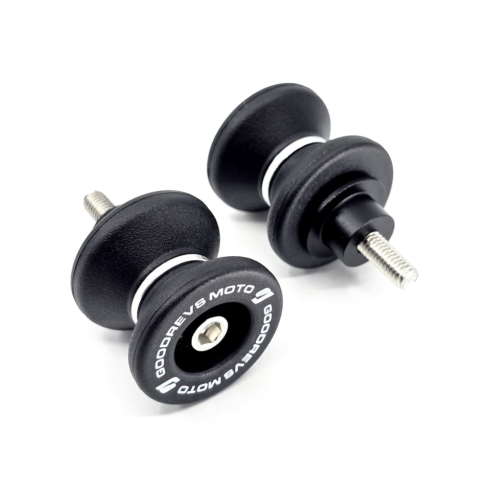 Carretes basculantes Goodrevs™ M10 paddock soporte bobinas aptas para Yamaha Kawasaki Suzuki Foto 1 de 4