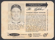 1963 SUGARDALE WIENERS ~ #20 ~ AL LUPLOW ~ CLEVELAND INDIANS 