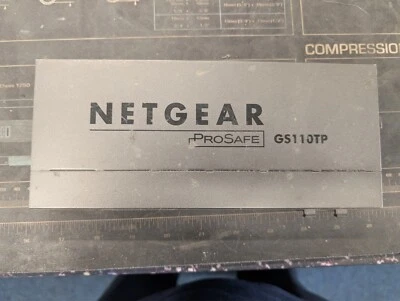 Netgear gs110tp 8 Port Gigabit POE Switch, NO PSU! - Image 1 of 2