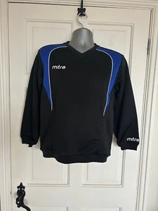 Mitre Youth Crosby G Tec Sweat Top Blue/Black-38 inch Chest-BNWT - Picture 1 of 2