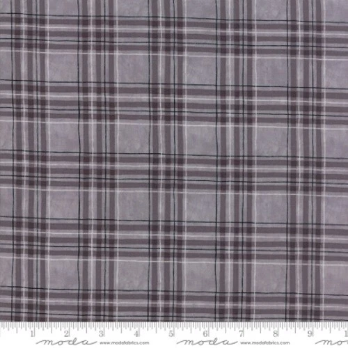 Moda Hearthside Holiday by Deb Strain 19835 14B BRUSHED Grey Tonal Plaid - Image 1 of 1