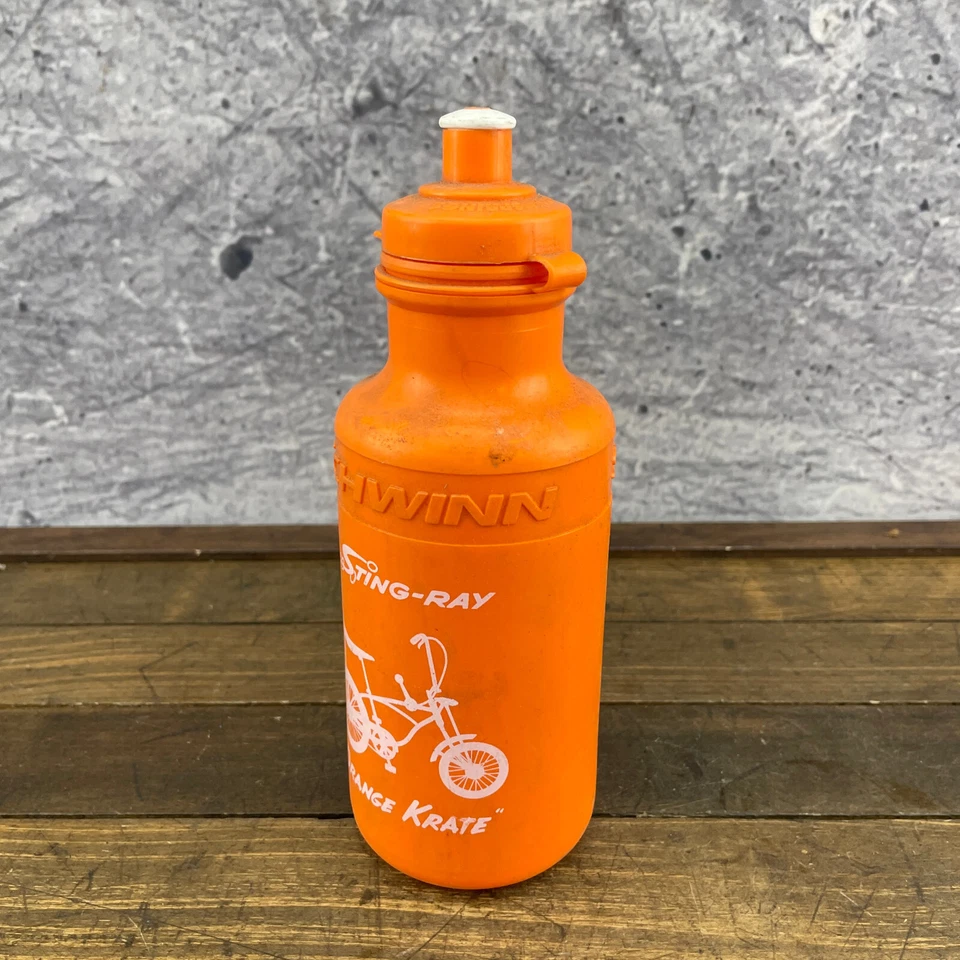 Vintage Schwinn Stingray Water Bottle Plastic Orange Eroica 90s Sting Ray 90s A2 - Image 1 of 4