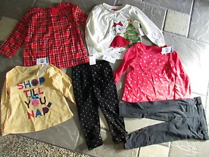 NUOVO LOTTO 6 CARTER ABBIGLIAMENTO BAMBINA + TOP MANICHE LUNGHE CAMICIE PANTALONI + 24M OMAGGIO SH - Foto 1 di 7