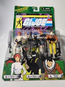 Paquete de cómics de figuras GI Joe #2 Scarlett/Snake Eyes/Tracker Kwinn paquete de 3 - Imagen 1 de 10