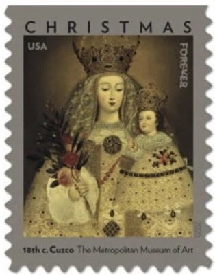 *200 STAMPS* 10 CHRISTMAS USPS FOREVER STAMP BOOKLETS  “OUR LADY OF GUAPULO” - Image 1 of 4