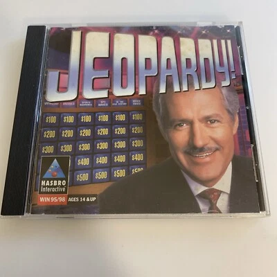 JEOPARDY Hasbro Interactive (CD-ROM 1998) Alex Trebek. WIN 95/98 h2999 - Image 1 of 3