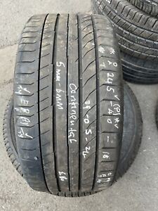 5-6mm” Continental Part Worn Tyre 1x 245-40-18 Load Index 97, Y:Max 186Mph XL