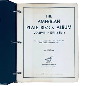 American Mint Plate Block Album Volume III 1951-1960 New American Stamp Catalog - Picture 1 of 6