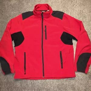 BLACK DIAMOND Soft Shell Fleece Lined Jacket Mens Black And Tan Size X Large - Picture 1 of 16