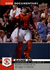 2008 Upper Deck Documentary Boston Red Sox Baseball Card #1545 Jason Varitek