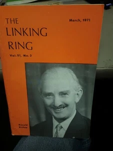 Ronald Bishop Linking Ring Issue March 1971 - Picture 1 of 1