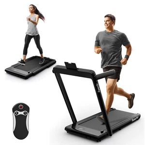 2-in-1 Under Desk Treadmill w/ 2.25HP Quiet Motor Speaker App Control - Picture 1 of 10