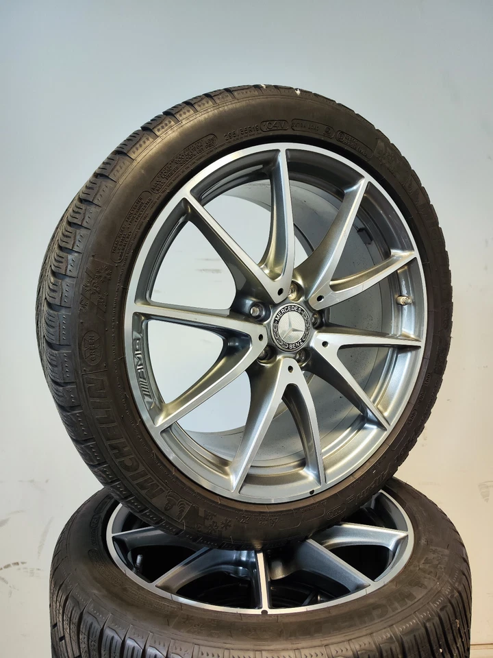 4 Winterräder 265 40 - 295 35R19 Mercedes E Klasse W213 AMG 19" Alufelgen - Bild 1 von 4