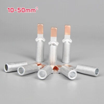 For Circuit Breaker 10-50mm² Aluminium Copper Tube Pin Crimp Terminal Cable Lug - Image 1 of 4