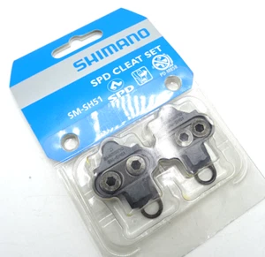 Shimano SM-SH51 SPD Pedal Shoe Cleat Clip Set Road MTB Bike New SH-220-U9 - Picture 1 of 5