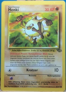 POKEMON - Jungla - Menki - 55/64 - alemán - Imagen 1 de 2