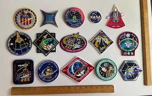 Vintage NASA (15) Item Mixed Space Patch Lot Uncommon Space Patches Lot - Picture 1 of 24