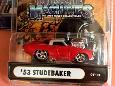 Muscle Machines 1953 Studebaker Coupe 53 Studebaker 1/64 die cast -- - Image 1 of 3