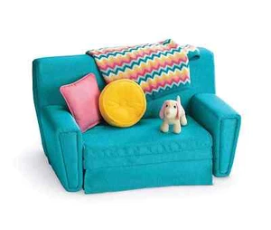 American Girl Maryellen Sofa Bed Set COMPLETE RETIRED - Picture 1 of 4