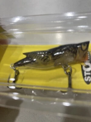 Tolva de tormenta Popper Topwater HP04 522 Phantom negra nueva en caja 1/16 oz 1-1/2" Foto 1 de 4