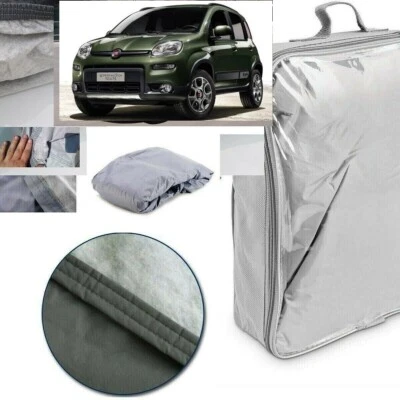 TELO COPRIAUTO TELATO FELPATO PER FIAT PANDA 4X4 ANNO 2019 IMPERMEABILE ANTIGRAN - Immagine 1 di 4