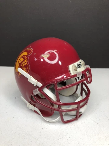 USC Trojans Schutt Mini Football Helmet. Comes With Chin Strap. NCAA. PAC-12 Cover