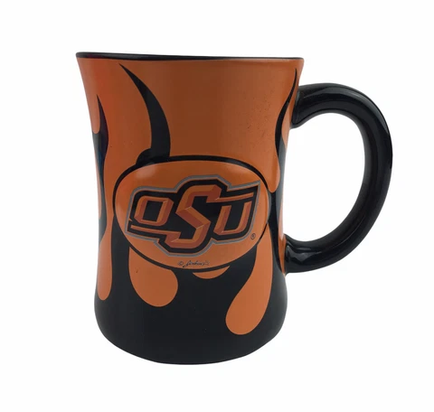 Oklahoma State University Embossed Mug Coffee Cup Cowboys NCAA Cover