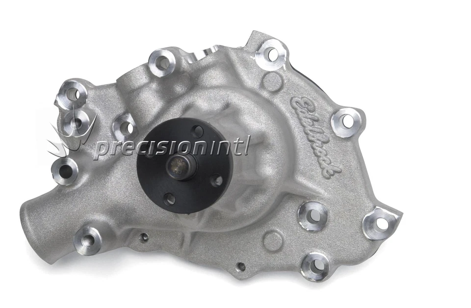 EDELBROCK 8841 VICTOR RH-INLET WATER PUMP SATIN FINISH FORD 289-351W V8 - Image 1 of 1