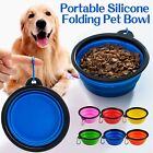 6Pcs Portable Collapsible Pet Feeding Bowls Travel Foldable Dog Bowls for Food