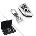 Smart 4 Button Metal Silver Key Shell Case Cover For BMW X Series X1,X5,X6.