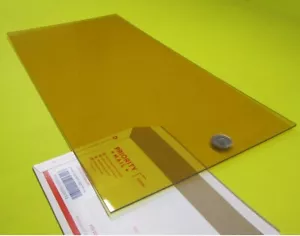 Foglio PEI Ultem 1000-1000 naturale spessore 1/8" x 12" larghezza x 24" lunghezza - Foto 1 di 11
