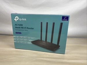 TP-Link AC1200 Gigabit WLAN Router Archer A6 4.6Dual Band MU-MIMO Neu VERSIEGELT - Bild 1 von 6