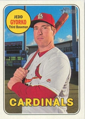 2018 Topps Heritage No333 Jedd Gyorko St. Louis Cardinals - Изображение 1 из 2