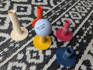 Set of 5 Rubber Golf Tees. 35mm - 83mm. Driving Range - Picture 1 of 2