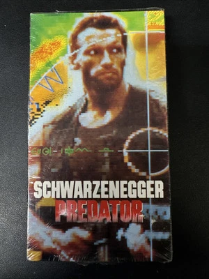 Predator VHS SEALED Watermarks CBS Fox Arnold Schwarzenegger VTG  - Image 1 of 4