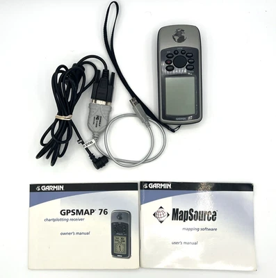 Garmin GPS 76 Handheld GPSMAP Navigator Versatile Hiking Camping Outdoors Works - Image 1 of 4