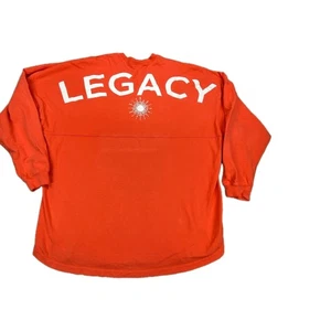 Spirit Jersey Legacy Shirt Men's Large Orange Long Sleeve Crew Neck Pullover - Picture 1 of 11