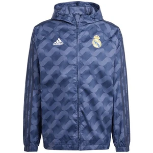 Adidas Real Madrid Hombres ADN Cortavientos Fútbol Fútbol Lluvia Chaqueta Abrigo NUEVO 2XL - Imagen 1 de 6