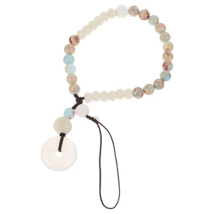Cedony Friedensschnalle Handy Lanyard Perlen Schlüsselband Mit Telefonanhänger - Photo 1/12