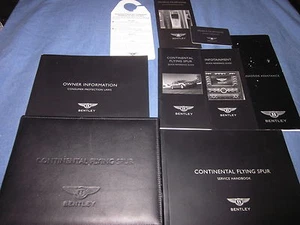 2008 2009 BENTLEY CONTINENTAL FLYING SPUR OWNERS MANUAL OWNER'S NEW SET - Picture 1 of 2