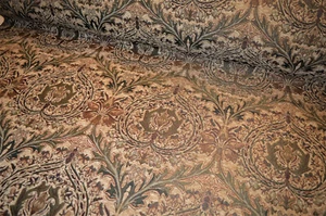 Möbelstoff Bezugsstoff Polsterstoff Meterware Stof Jacquard Ornament Barock Rank - Bild 1 von 5