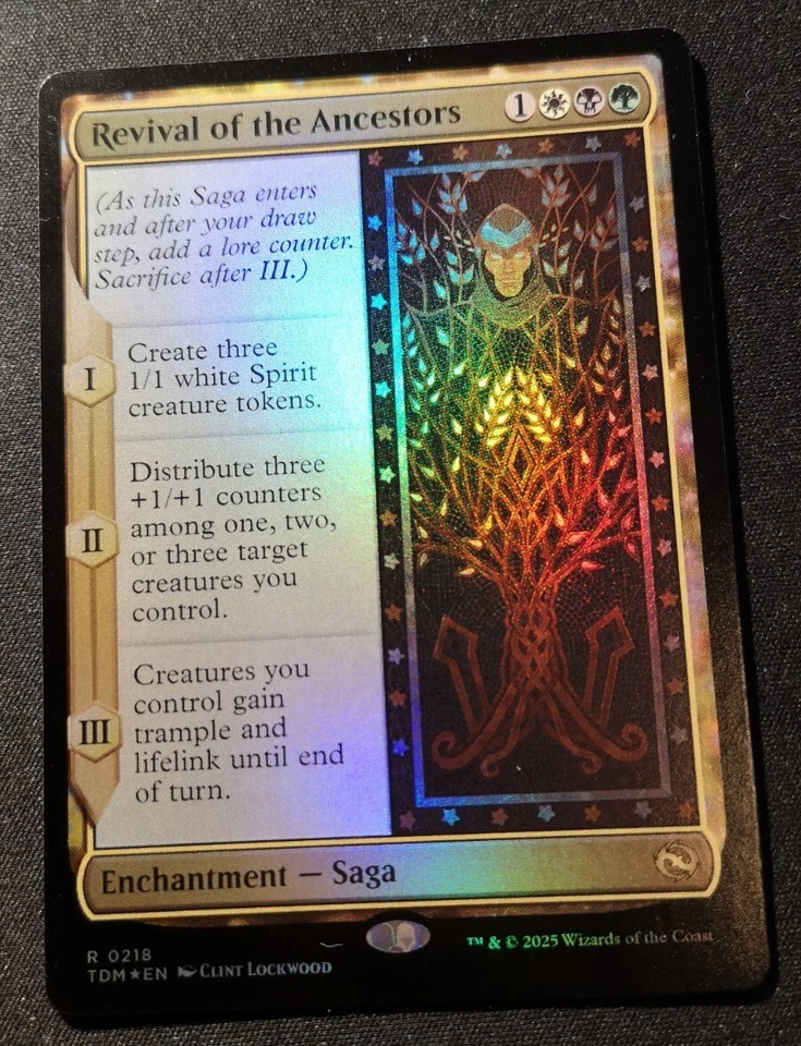 Revival Of The Ancestors - Foil - TDM - MTG - EN - NM - 0218 - Image 1 of 1