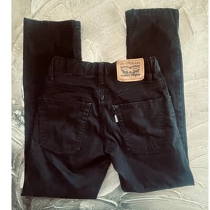 Levi’s Boys Youth Black Classic 511 Slim Fit Soft Comfort Pants Size 10 Regular - Picture 1 of 16