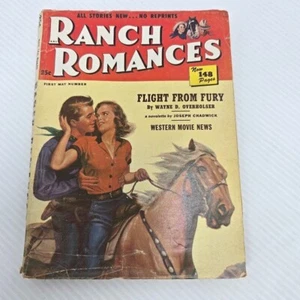 Ranch Romances 1. Mai 1951 Rawhide Flight From Fury von Wayne Overholser Western - Bild 1 von 9