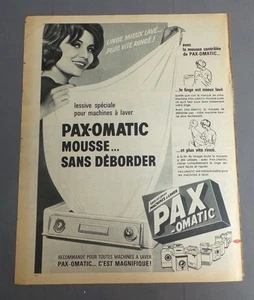PUB PUBLICITE ANCIENNE ADVERT CLIPPING 170817 LESIVE PAX-OMATIC MOUUSE SANS DEBO - Imagen 1 de 1