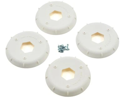 AKA EVO 1/8th Wheel Stiffener (White) (4) 34003W - Image 1 of 2