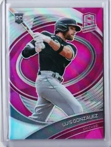 2021 SPECTRA LUIS GONZALEZ ROOKIE ROOKIE PINK REFRACTOR #176 9/40 WHITE SOX PD - Picture 1 of 2
